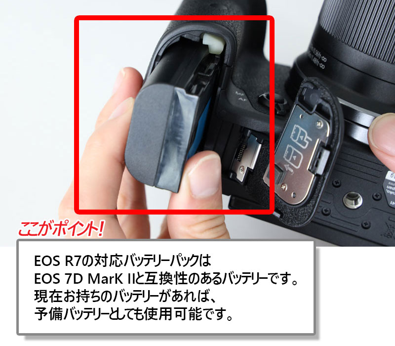 APS-Cサイズセンサー搭載のミラーレスカメラ EOS R7 が登場、一眼レフ