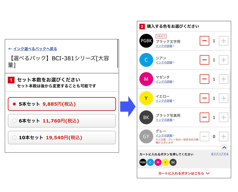 ご家庭のインク いつも余る色はありませんか インクを無駄なく お得に買う方法をご紹介 キヤノンオンラインショップ