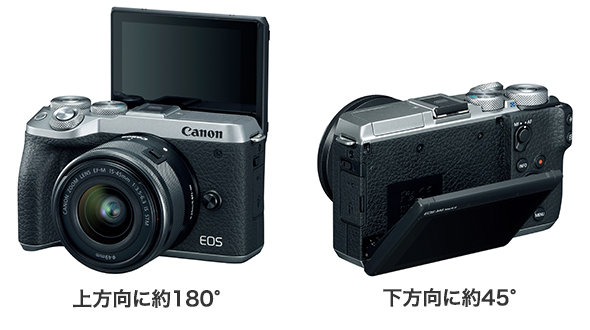 販売終了】EOS M6 Mark II（ｼﾙﾊﾞｰ）・ﾀﾞﾌﾞﾙｽﾞｰﾑｷｯﾄ:ミラーレスカメラ 