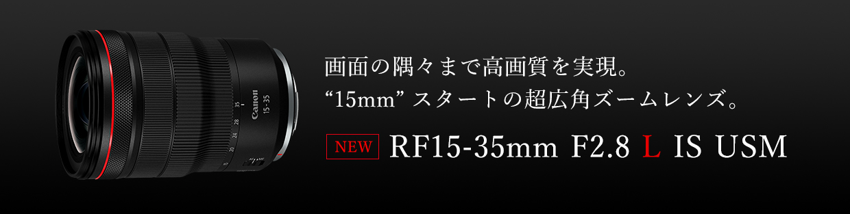 RFレンズ RF15-35mm F2.8 L IS USM+プロテクターセット:交換レンズ ...
