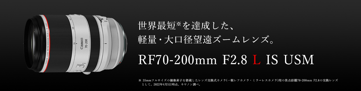 RF70-200mm F4 L IS USM +可変ND.PLフィルター