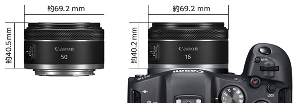 再調整品 RF レンズ RF16mm F2.8mm STM+NDフィルター