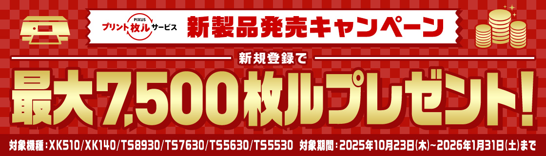 プリント枚ルキャンペーン