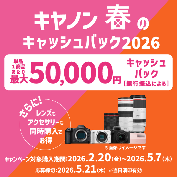 �L���b�V���o�b�N�L�����y�[��