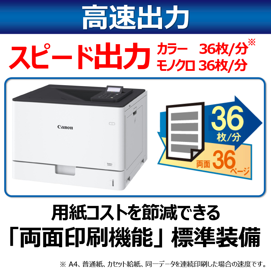 Canon A3 レーザープリンターSatera LBP5910 テスト印刷確認済み➁ - プリンター