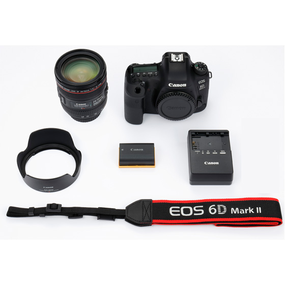 販売終了】EOS 6D Mark II・EF24-70 F4L IS USM レンズキット:一眼レフ ...