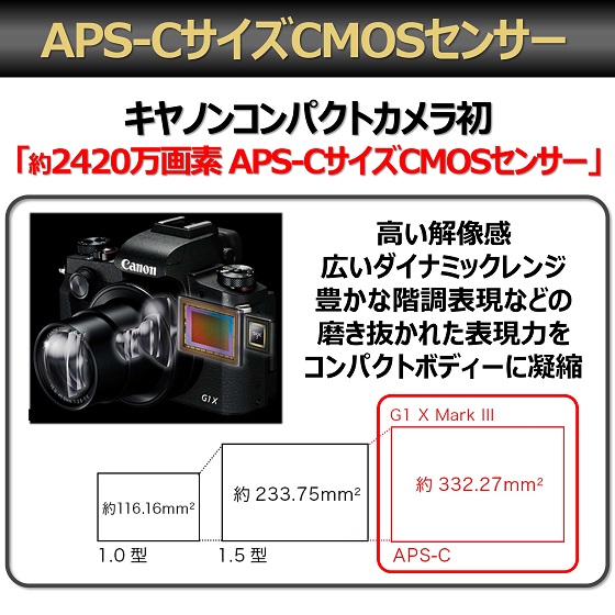 販売終了】PowerShot G1 X Mark III:コンパクトデジタルカメラ 通販