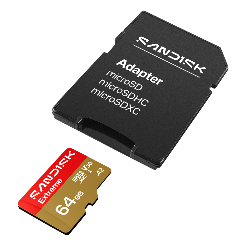 サンディスク microSDカード Extreme 64GB SDSQXAH-064G-JN3MA