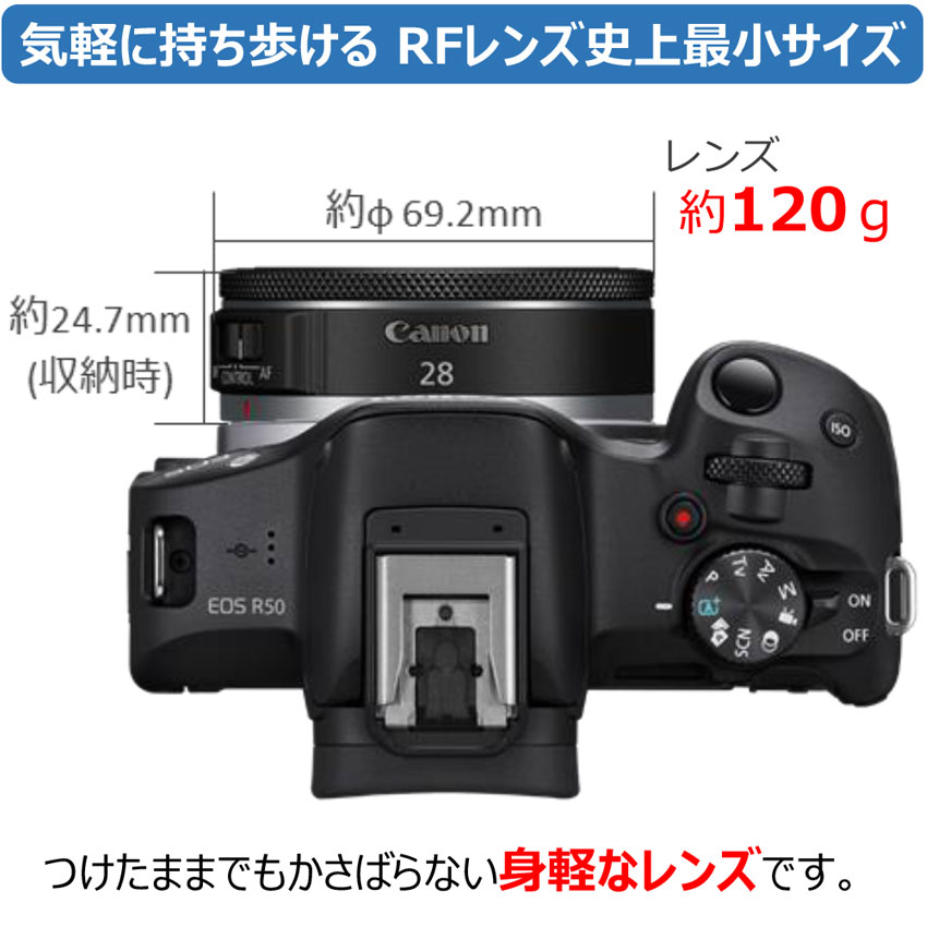 フィッシュアイアオリ撮影Canon (キヤノン) RF28mm F2.8 STM 印あり