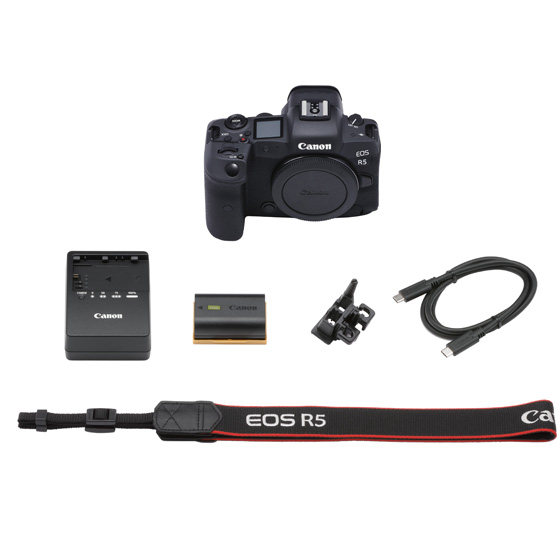 EOS R5・ボディー＋予備バッテリーセット □納期約1～2週間:ミラーレス 