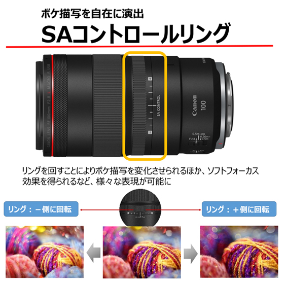 RFレンズ RF100mm F2.8 L MACRO IS USM：通販｜キヤノンオンラインショップ