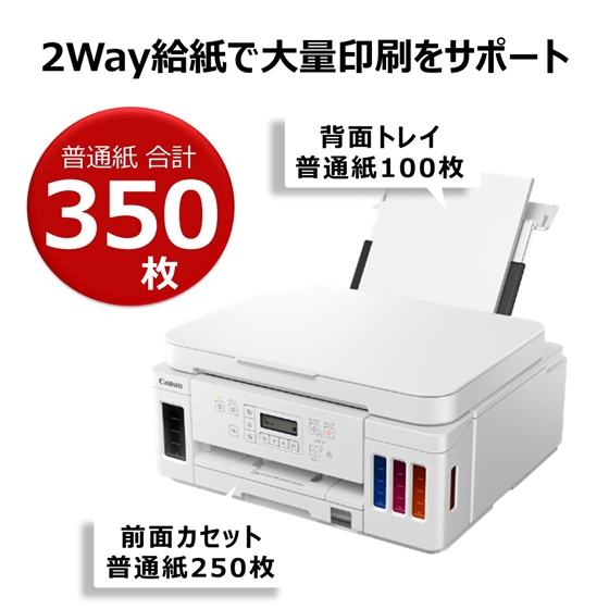 PC/タブレット PC周辺機器 インクジェット複合機 G6030(ホワイト) ：販売ページ｜キヤノン 