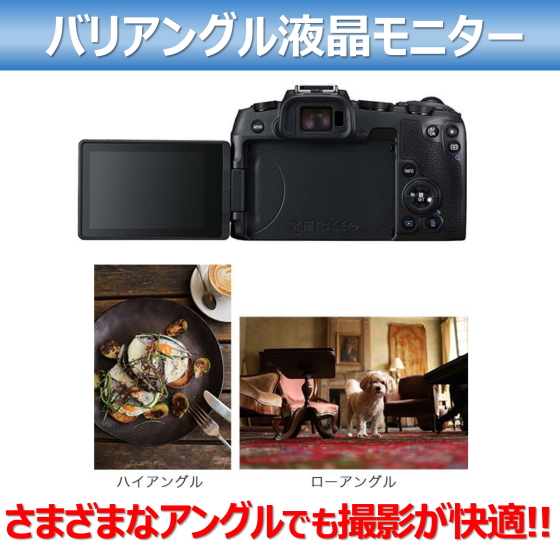 EOS RP・ボディー：通販 | ミラーレスカメラ - キヤノンオンラインショップ