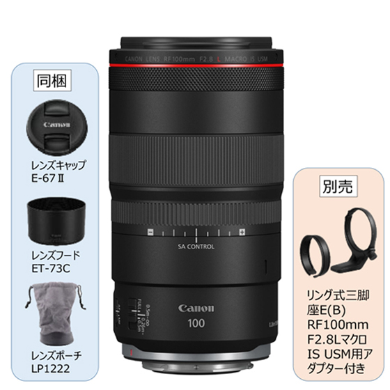 RFレンズ RF100mm F2.8 L MACRO IS USM＋PLフィルターセット:交換