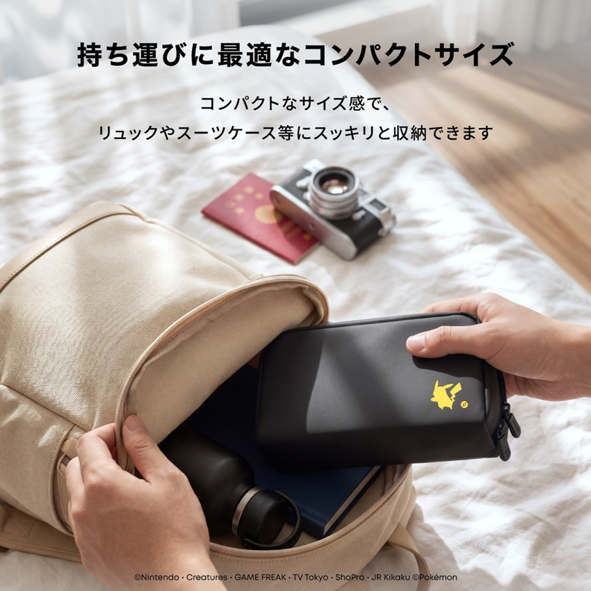 Anker トラベルポーチ ピカチュウモデル A120GN11:モバイルバッテリー