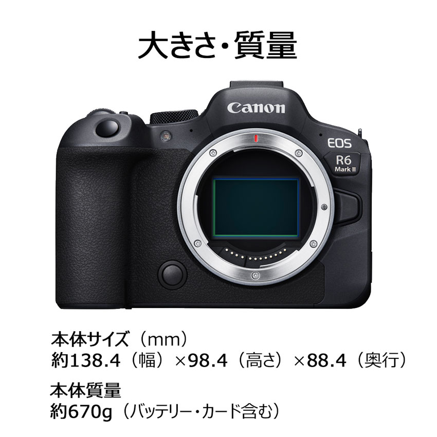 EOS R6 Mark II・RF24-105 IS STM：通販 | ミラーレスカメラ 