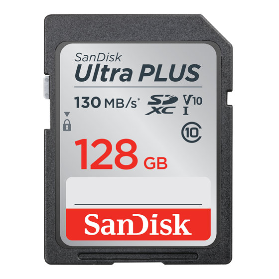 サンディスク SDカード 128GB ウルトラ プラス SDXC UHS-I 128GB