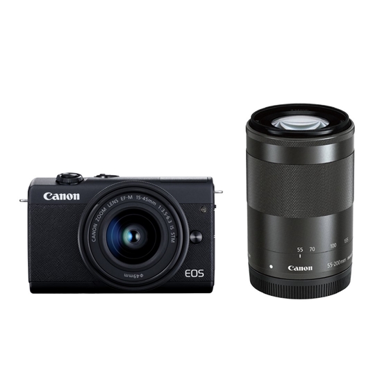 2回使用のみ美品】Canon EOS M200 レンズキット-