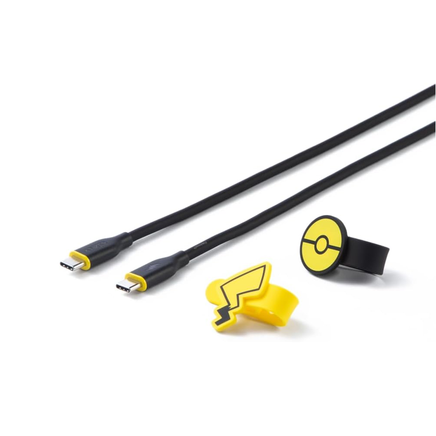 Anker タイプCケーブル (1.8m) ピカチュウモデル ブラック Black