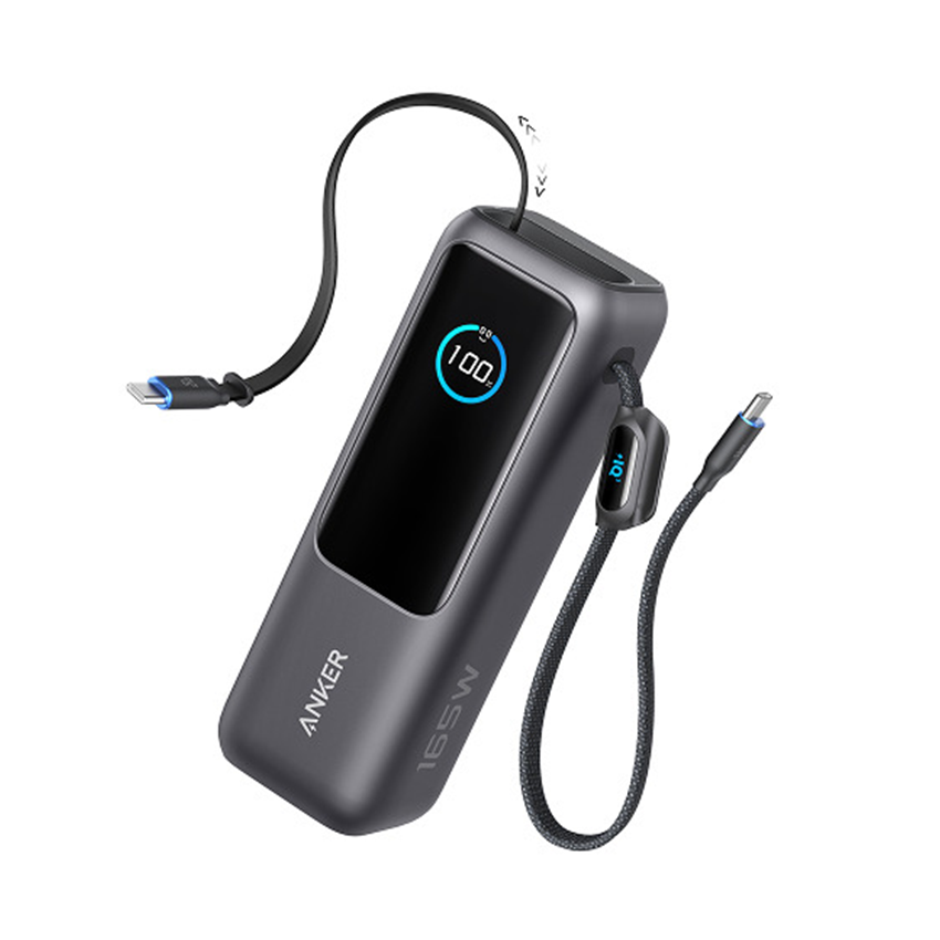 Anker モバイルバッテリー Power Bank (25000mAh Built-In & 巻取り式
