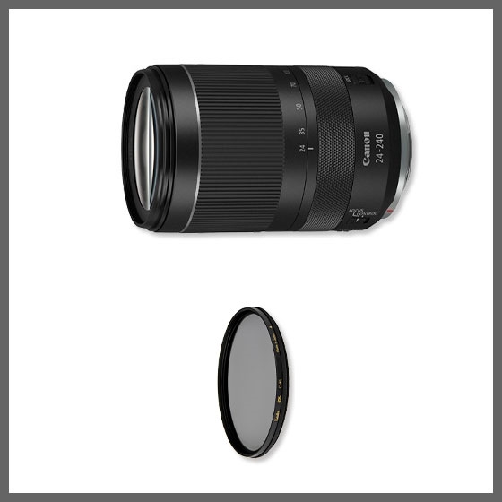 RFレンズ RF24-240mm F4-6.3 IS USM+PLフィルターセット 【23年冬