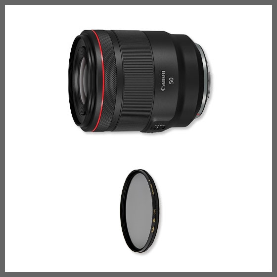 正規品 フィルター付 Canon RF50mm F1.2 L USM 付属品完備