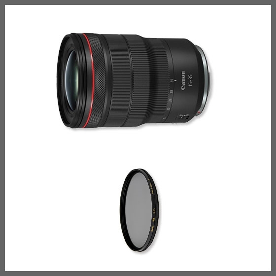 RFレンズ RF15-35mm F2.8 L IS USM+PLフィルターセット 【23年冬