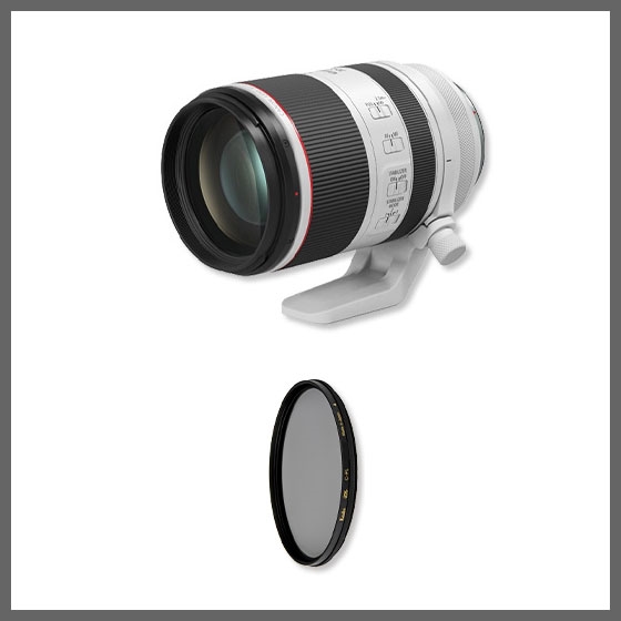 Canon RF70-200 f2.8 L IS USM フィルター付き