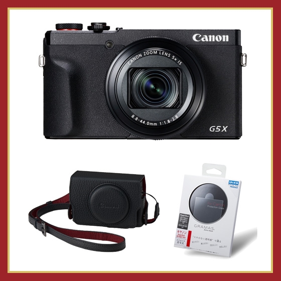 デジカメ Canon PowerShot G5X Mark2 バッグ、リモコン付