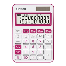 キヤノン電卓 LS-105WUC ピンク
