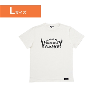 Tシャツ KWANONロゴデザイン AP-TS002 Lサイズ(ホワイト)