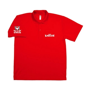 販売終了】キヤノンイーグルス ポロシャツ(レッド) Sサイズ