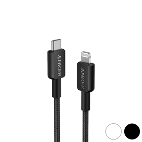 Anker 322 高耐久ナイロン USB-C & Lightning ケーブル 1.8m:モバイル