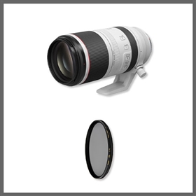 RFレンズ RF100-500mm F4.5-7.1 L IS USM+PLフィルターセット 【24年春 