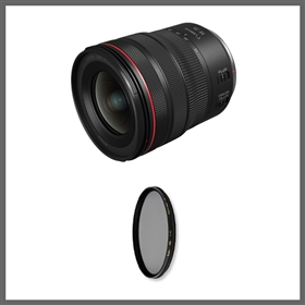 RFレンズ RF14-35mm F4 L IS USM+PLフィルターセット 納期約2ヶ月