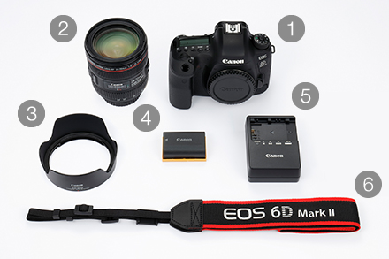 販売終了】EOS 6D Mark II・EF24-70 F4L IS USM レンズキット:一眼レフ 